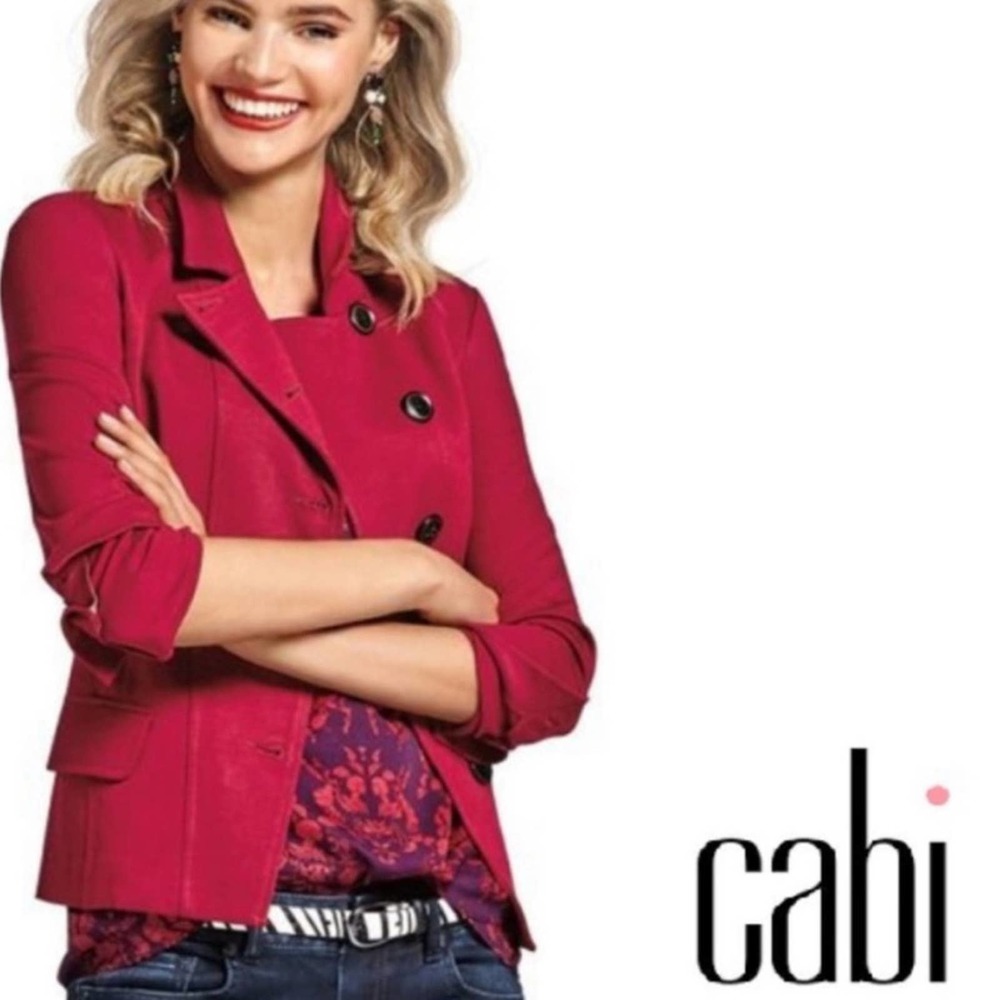 CAbi Rhubarb Outing Knit Blazer